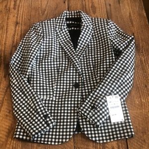 Zara black and white blazer brand new with tags!